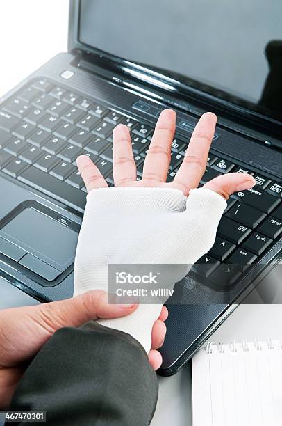 Wrist Pain Stock Photo - Download Image Now - Adult, Adults Only, Bandage