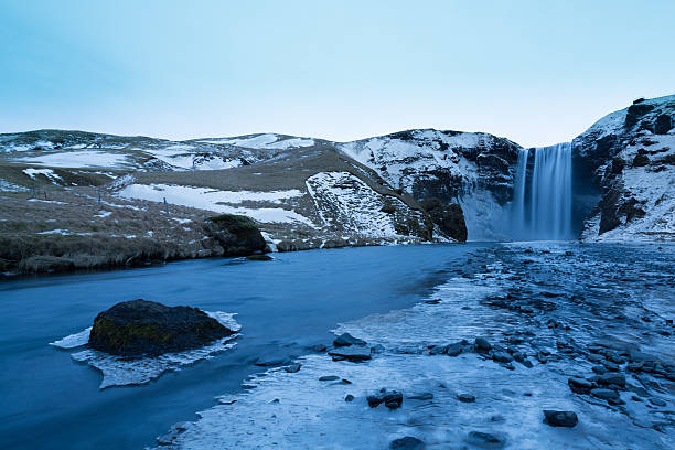 istock Skogafoss waterfall Iceland in Slow Motion 467470449