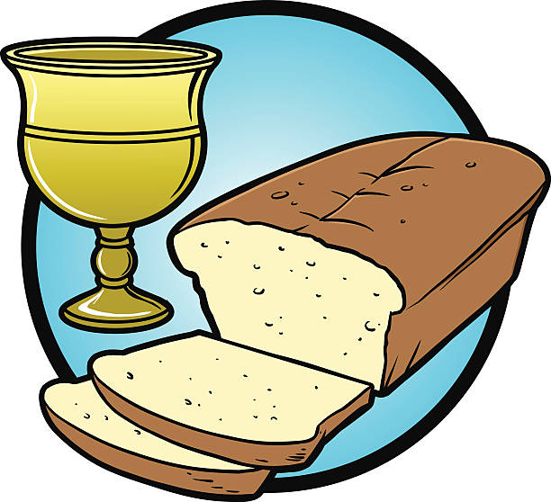 Communion Icon Communion Icon anglican eucharist stock illustrations