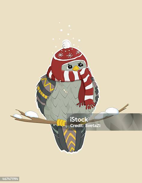 Winter Vector Bird Birdwinter Stock Illustration - Download Image Now - 2015, Animal, Bird ...