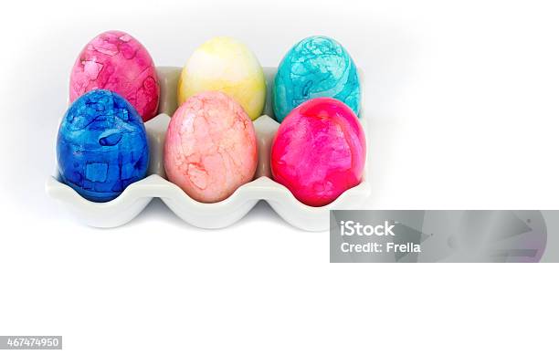 Painted Eggs Stock Photo - Download Image Now - 2015, Art And Craft, Color Image