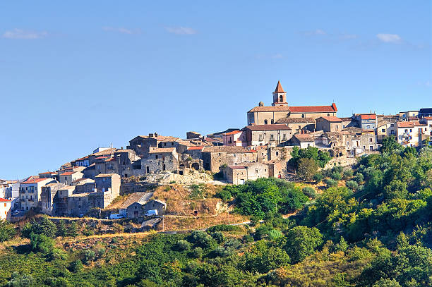 istock Panoramic view of Oppido Lucano. Basilicata. Italy. 467476026