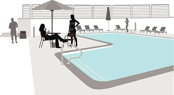 Vector illustration of HotelSwimmingPool