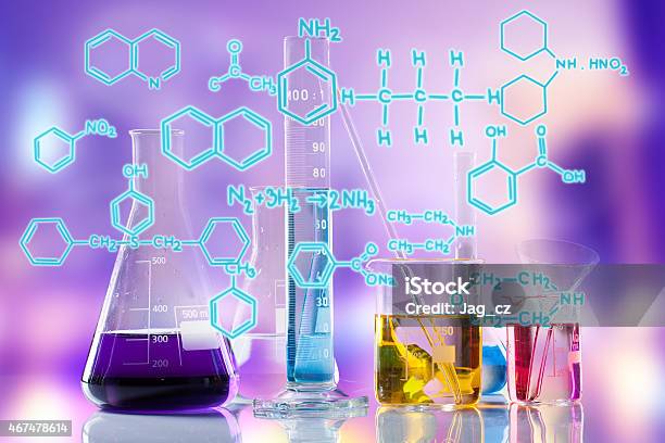 Laboratory Tubes Stock Photo - Download Image Now - 2015, Biotechnology, Chemical