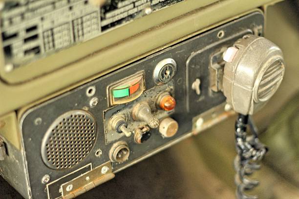 istock Retro radio old vintage style in the car 467479220