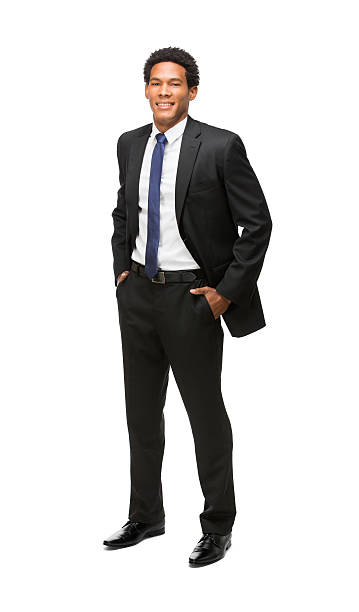 istock Confident latin business man with hands in pockets 467481917