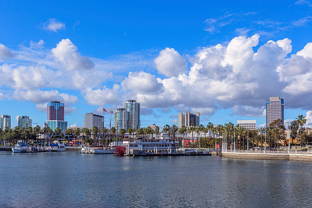 istock Long Beach downtown and Queensway Bay 467486020
