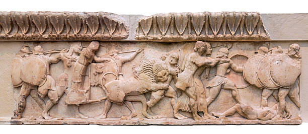 Siphnian Treasury from the Ancient Greek civilization (ca. 530 BC)