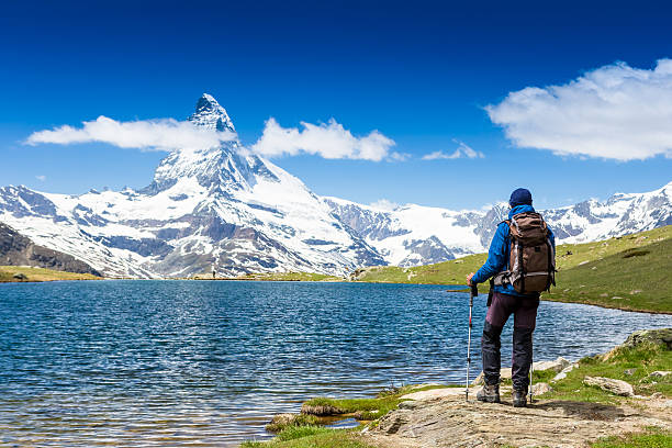 istock Hiking in Swiss Alps 467496758
