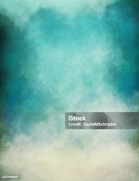 Blue Green Fog Stock Photo - Download Image Now - Backgrounds, Abstract, Smoke - Physical Structure