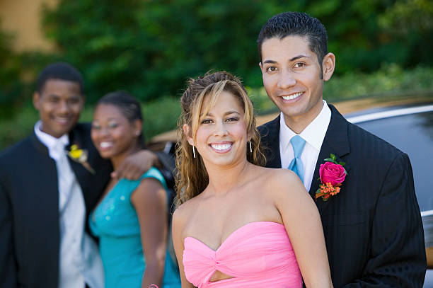 istock Couples on Their Way to Prom 467496889