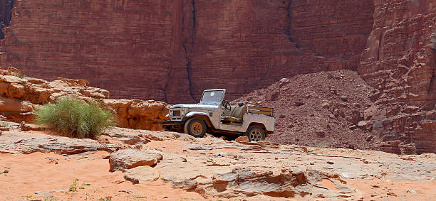 istock Car in the Wadi Rum Desert --Jordan 467497554