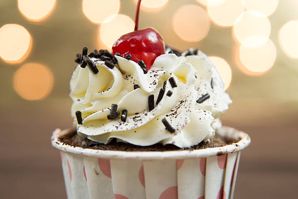 istock Tasty cupcake with butter cream 467499135