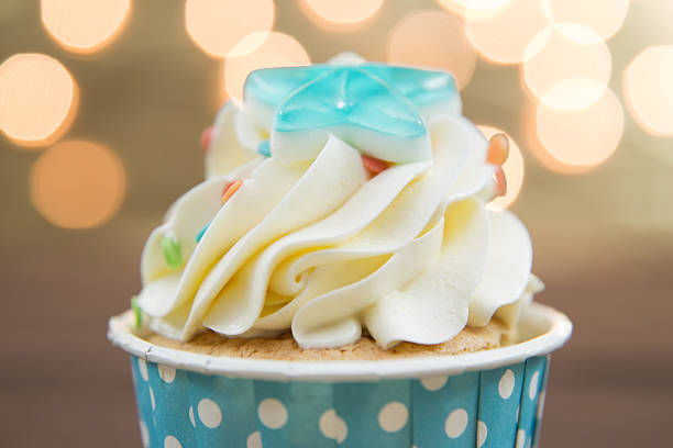 istock Tasty cupcake with butter cream 467499155