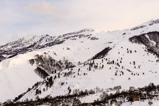 istock Caucasian mountains  and amazing clouds 467507064