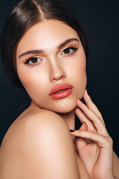 istock Beautiful girl on the dark background 467507316