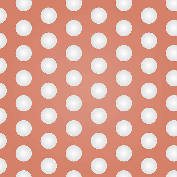 różowy, retro wzór. - polka dot stock illustrations