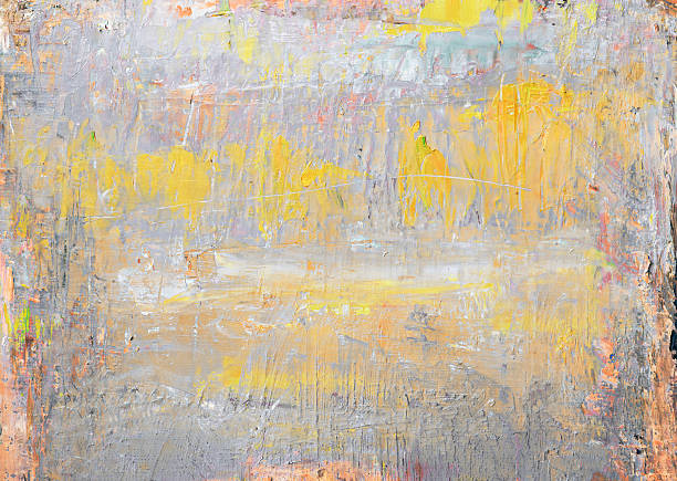 istock Abstract painted yellow and gray textured  art backgrounds. 467507702