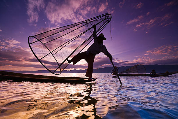 istock Fisherman on Inle Lake, Myanmar 467507904