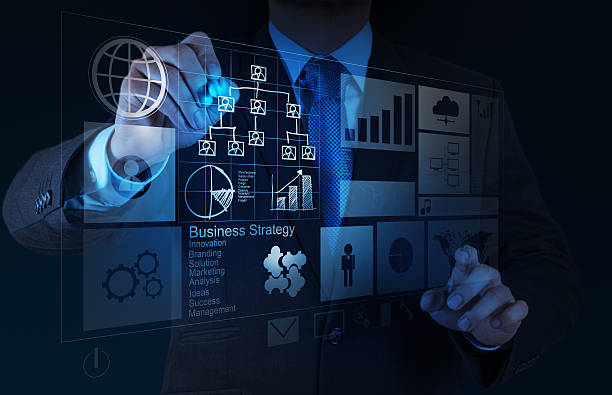 istock businessman hand working with new modern computer and business s 467507913