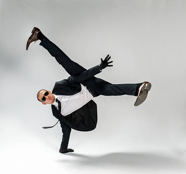 istock cool looking,breakdancing businessman, free run 467507998