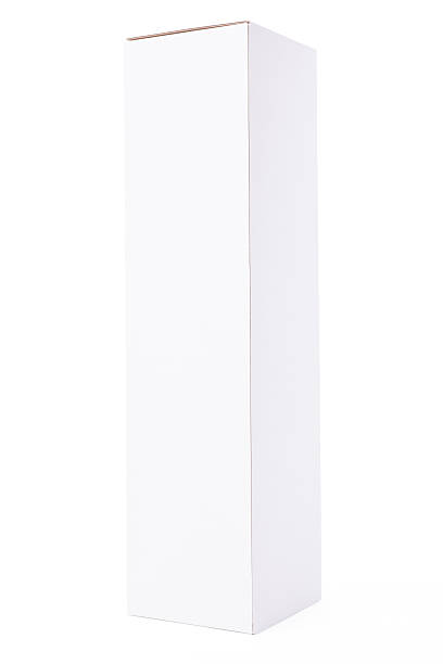 istock Isolated shot of closed long blank box on white background 467508572