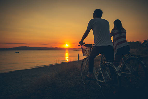 istock Driving bikes by the sea 467510085