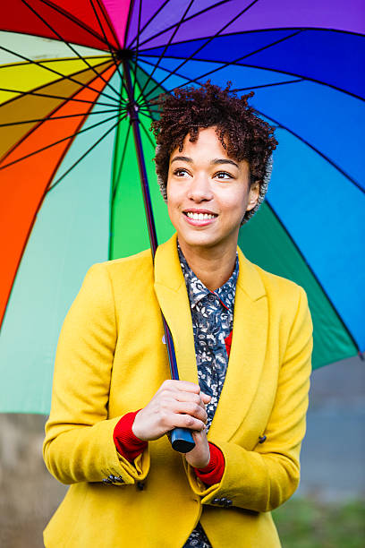 istock Woman with umbrella 467510277