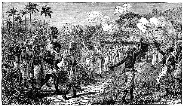 istock Victorian engraving of an indigenous African wedding ceremony 467510461