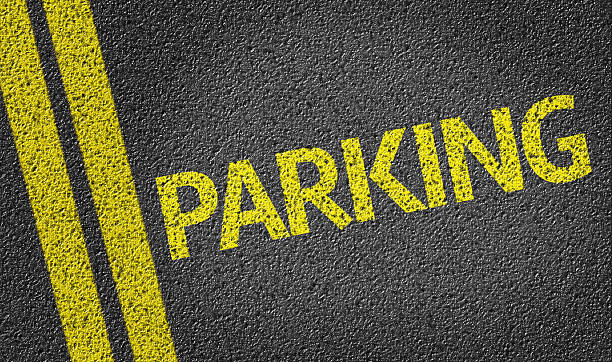 istock Parking written on the road 467512056