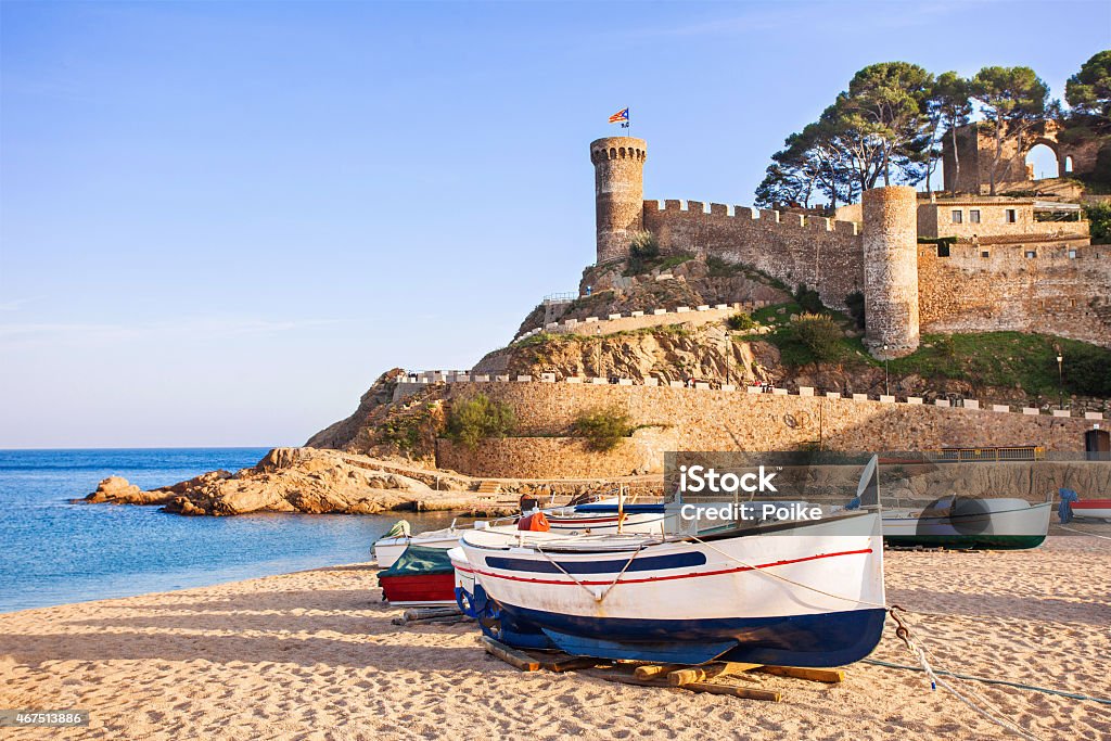 Tossa de Mar, Costa Brava, Spain Mediterranean village of Tossa de Mar, Costa Brava, Spain Tossa De Mar Stock Photo