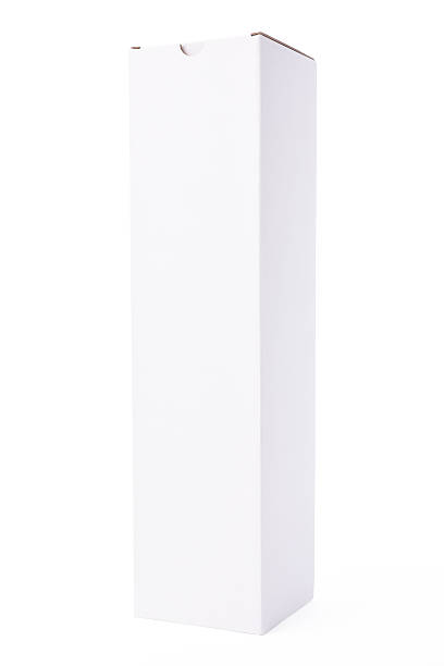 istock Isolated shot of closed long blank box on white background 467514100
