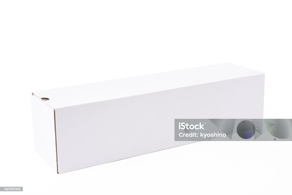 絶縁ショットを白背景の上に空白のボックス - 白色のロイヤリティフリーストックフォト
