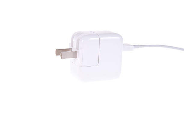 istock Electrical adapter to USB port on a white background 467514418