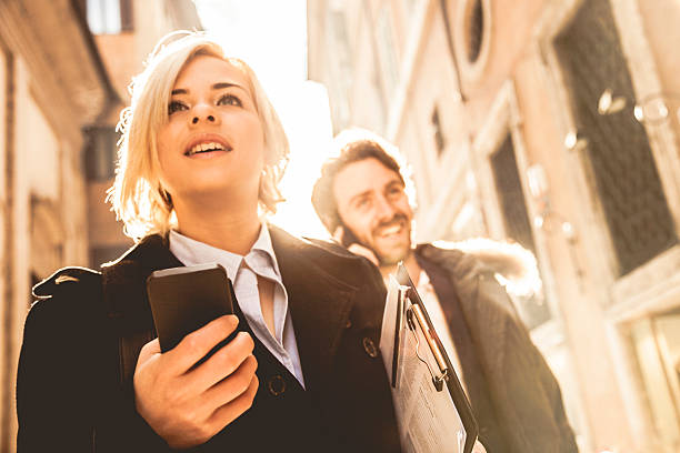 istock Business people meet in downtown 467514724