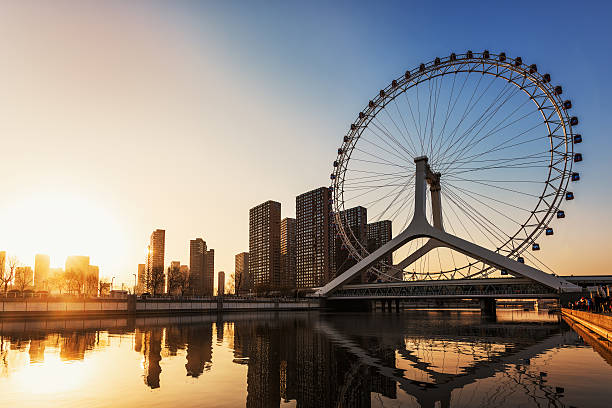 istock Tianjin Ferris wheel landscape 467517170
