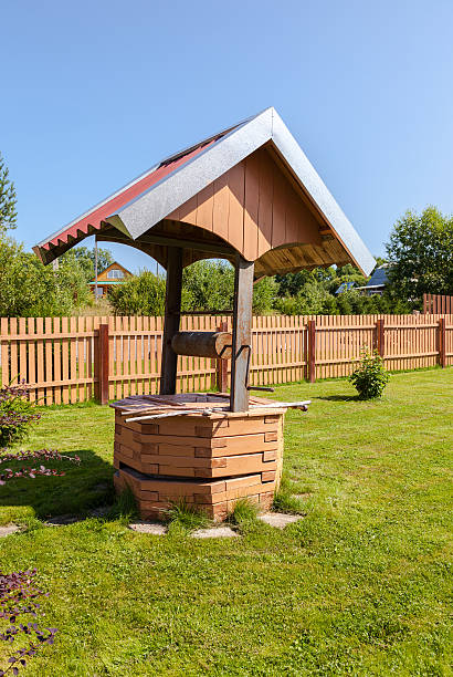 istock Countryside water well on a sunny summer day 467518056