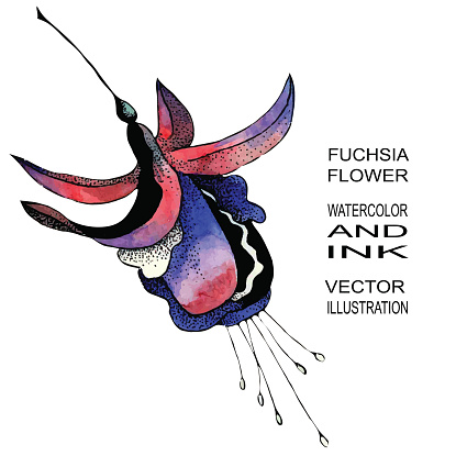 Fuscha Abstract Fuchsia Stock Illustration - Download Image Now - 2015, Abstract ...
