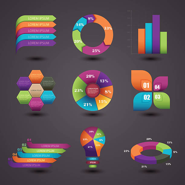 Infographics vector art illustration