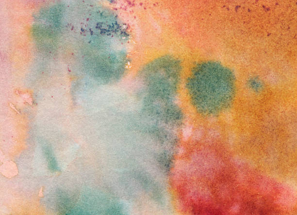 istock Hand painted background with many colors of paint 467520650