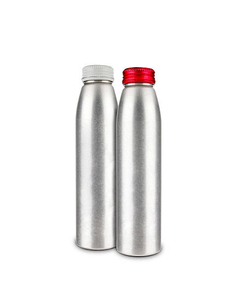 istock Metal water bottles isolated 467520926