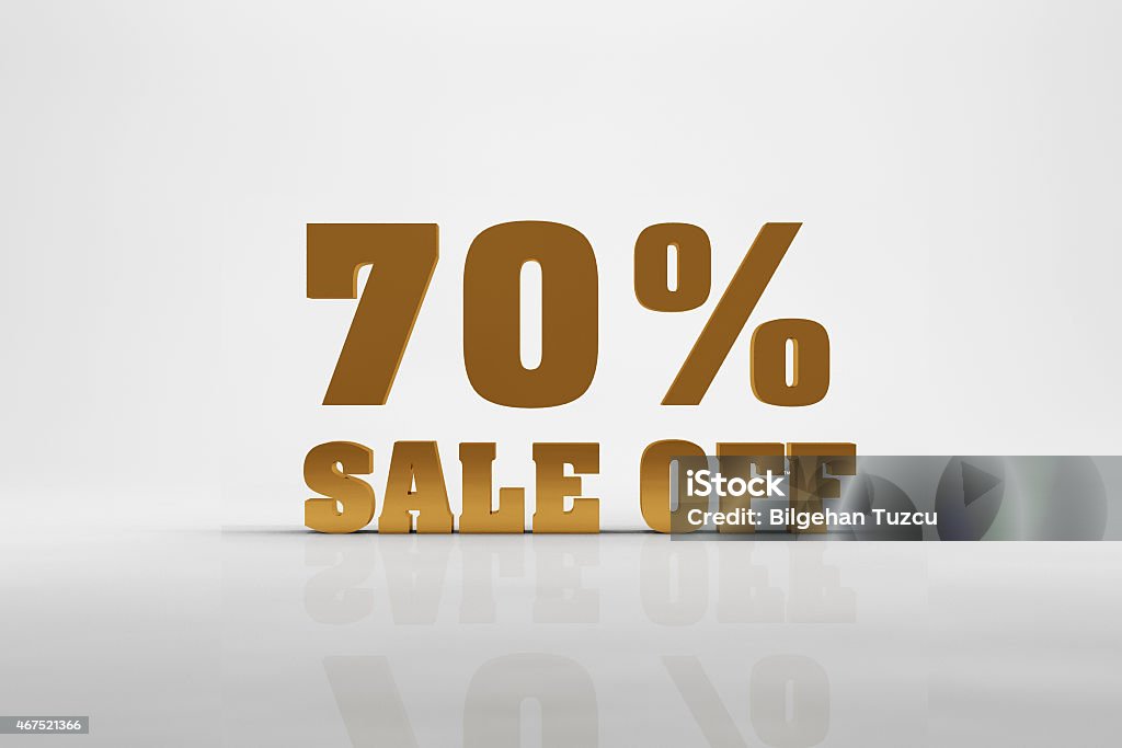 70% discount sign 70 percent discount 2015 Stock Photo