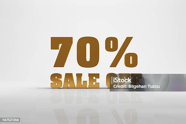70 Discount Sign Stock Photo - Download Image Now - 2015, Bank - Financial Building, Bank Account