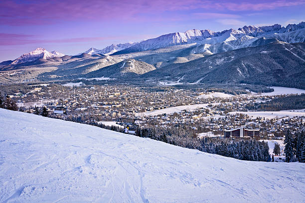 istock Sunet over Zakopane, Poland 467521581