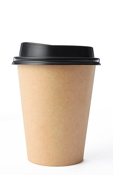 istock Isolated shot of disposable coffee cup on white background 467521964