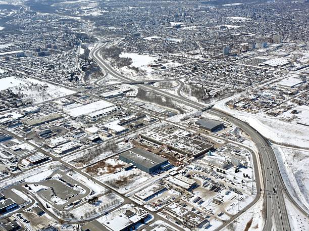 istock Hamilton Ontario, Winter aerial 467526276