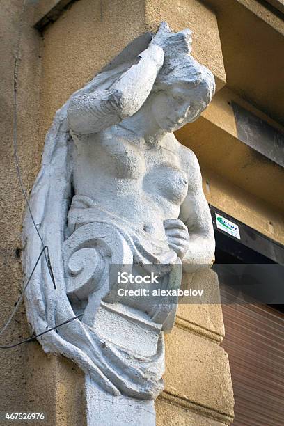 Urban Baroque Sculptures On The Walls Stock Photo - Download Image Now - 2015, Adult, Adults Only