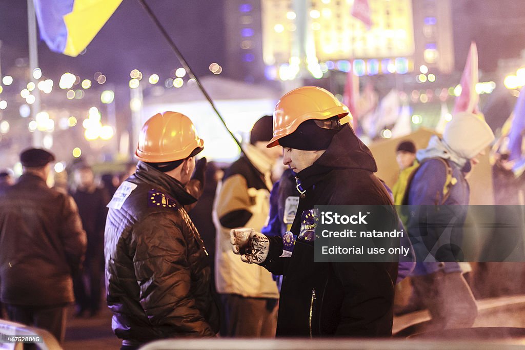 Euromaidan protesters resto - Royalty-free Adulto Foto de stock