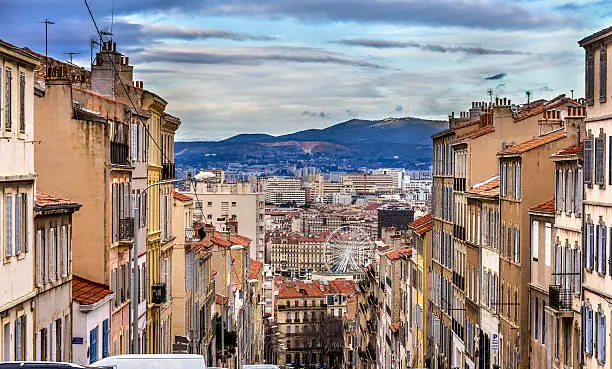 Photo of Montee de la bonne Mere in Marseilles - France, Provence