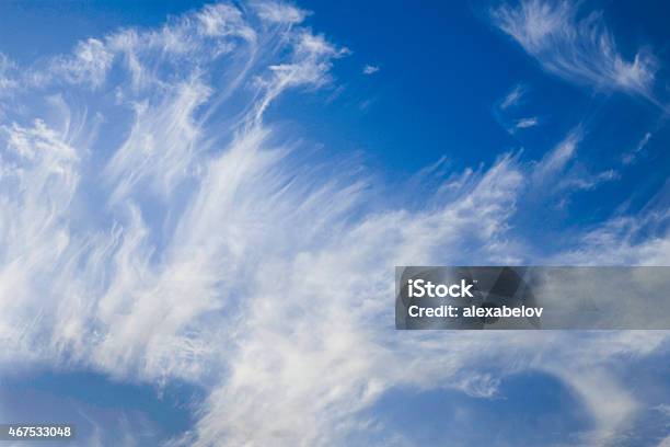 Blue Sky With Beautiful Clouds Stock Photo - Download Image Now - 2015, Backgrounds, Beauty In Nature